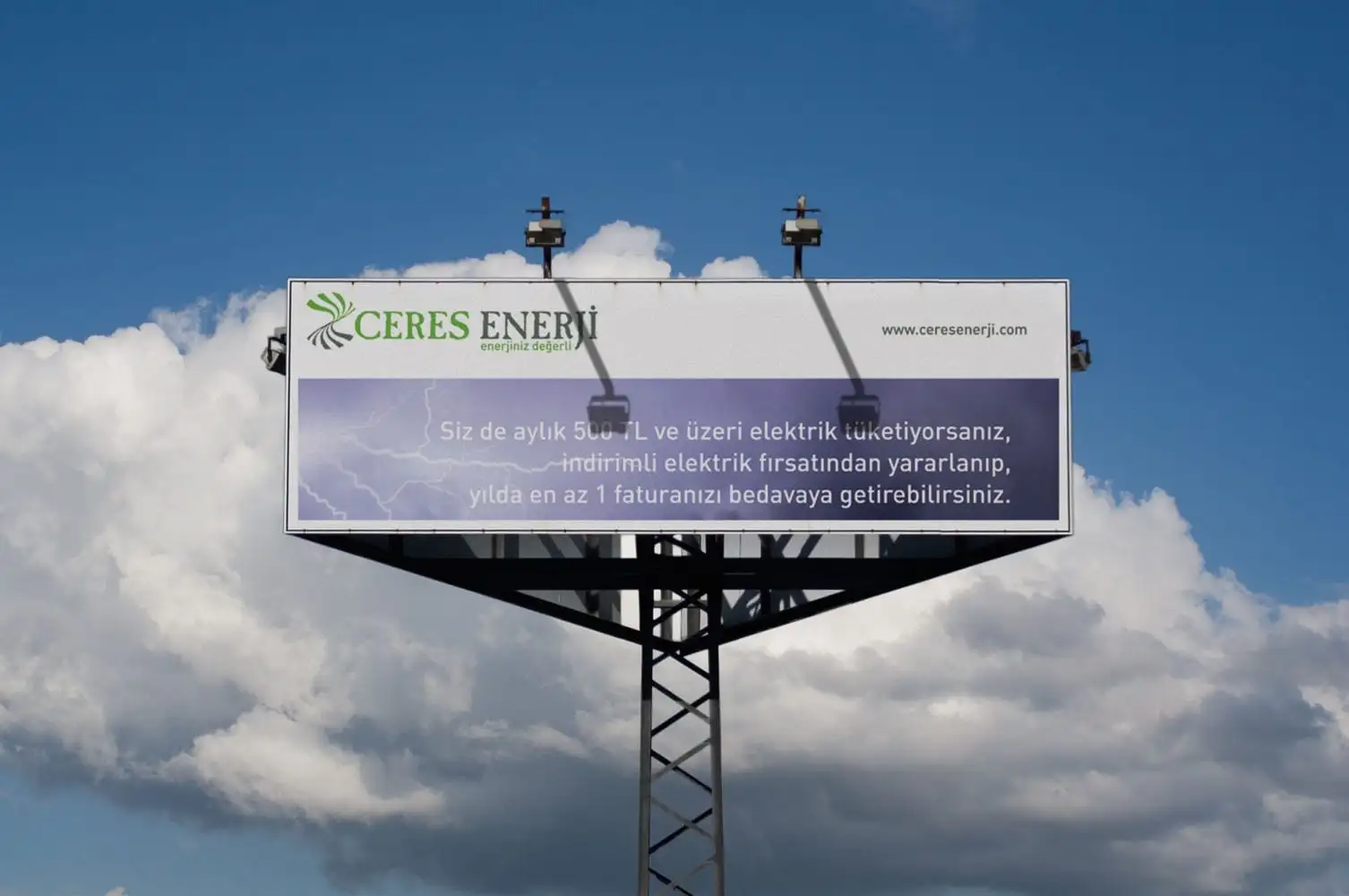 Ceres Enerji Billboard Tasarımı
