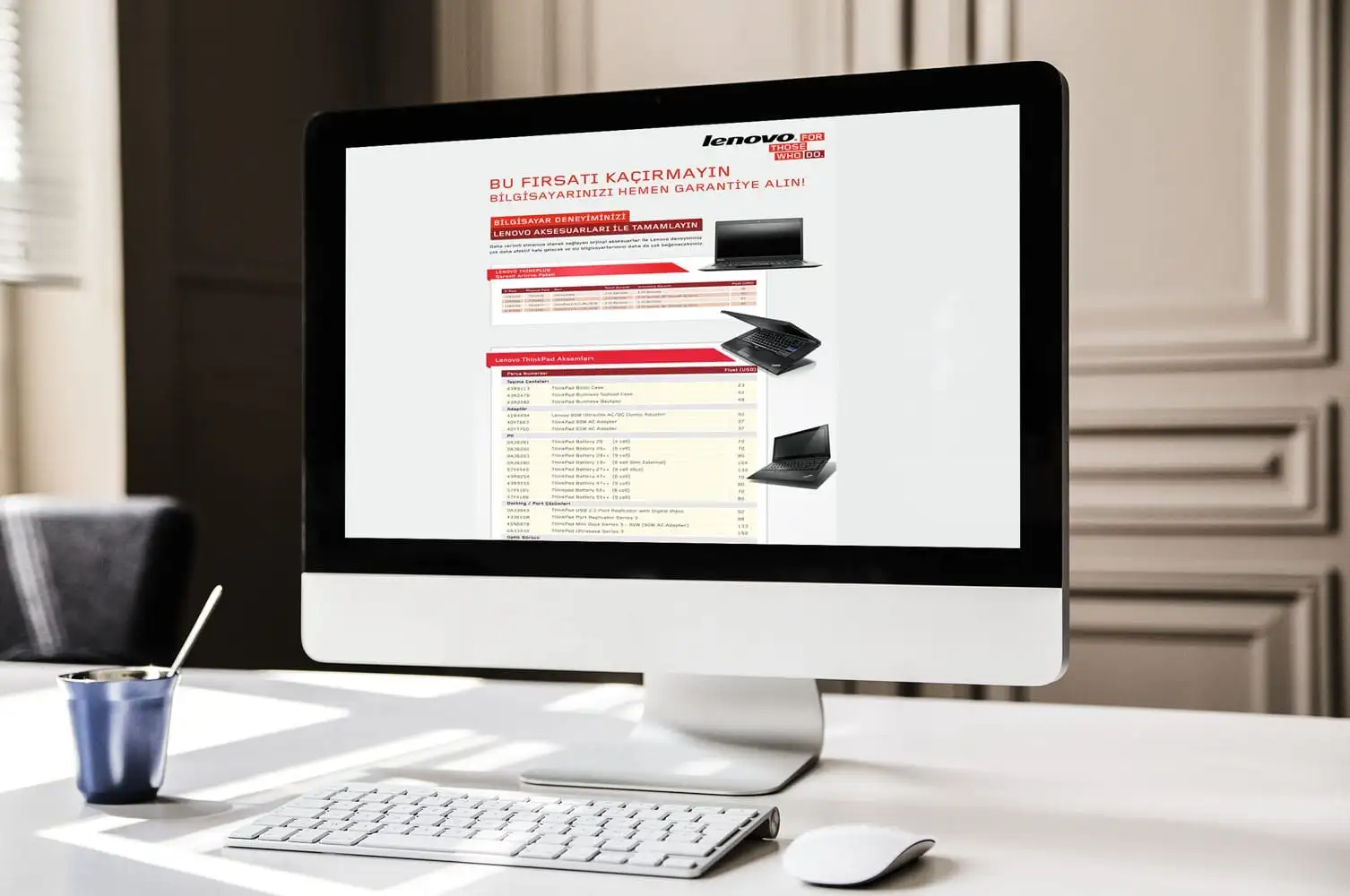 Lenovo E-mailing Tasarımı