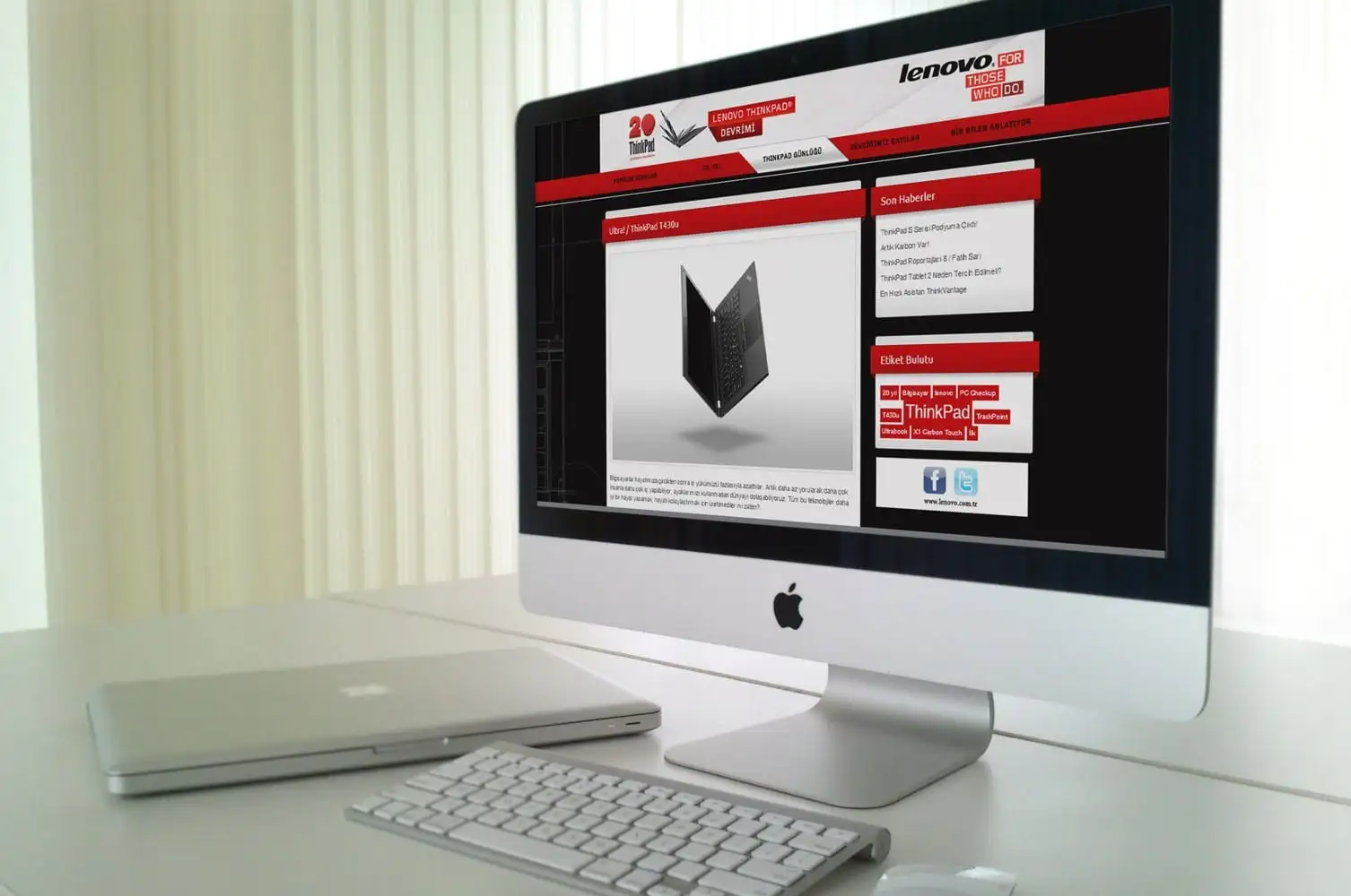 Lenovo Web Sitesi Tasarımı